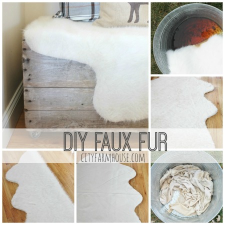 DIY Faux Fur City Farmhouse-Feature