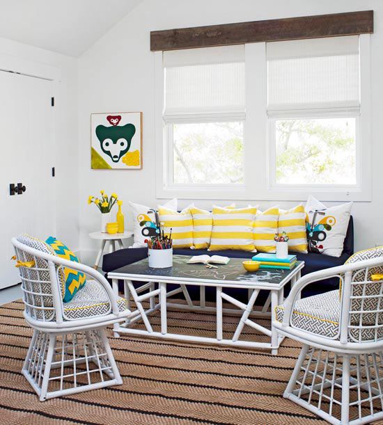 Makeover Trend-Painted Rattan BHG