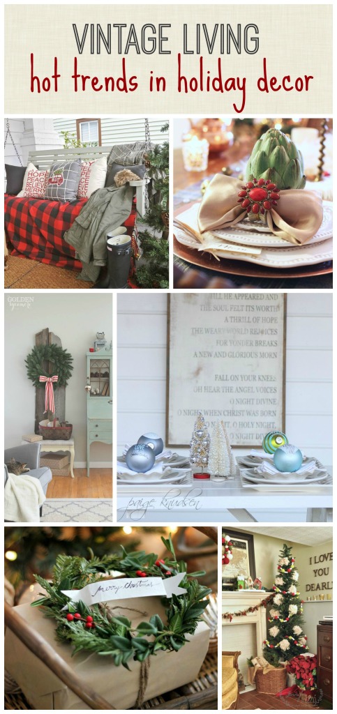 Vintage Living-hot trends in holiday decor