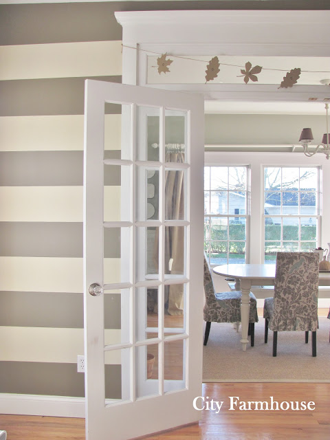 Home Decor: DIY Striped Walls