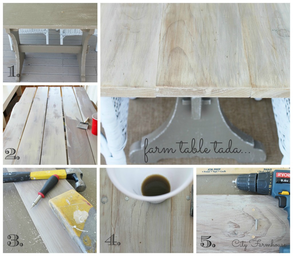 City Farmhouse Easiest Farm Table