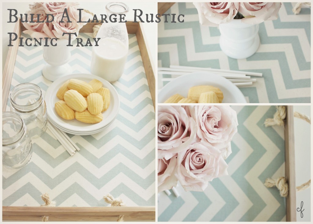 Build A Large Rustic Picnic Tray Inspired Decorating Ideas For Summer