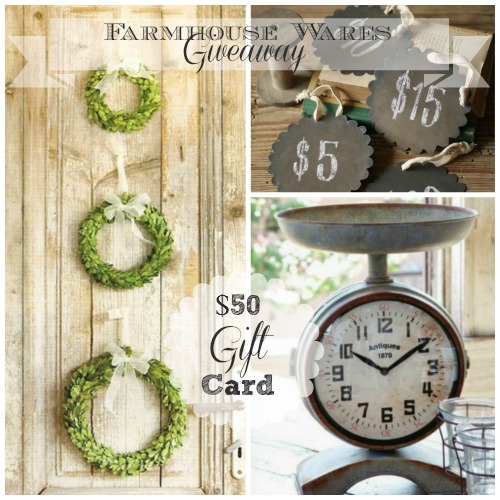 Farmhouse Wares and Awesome Giveaway