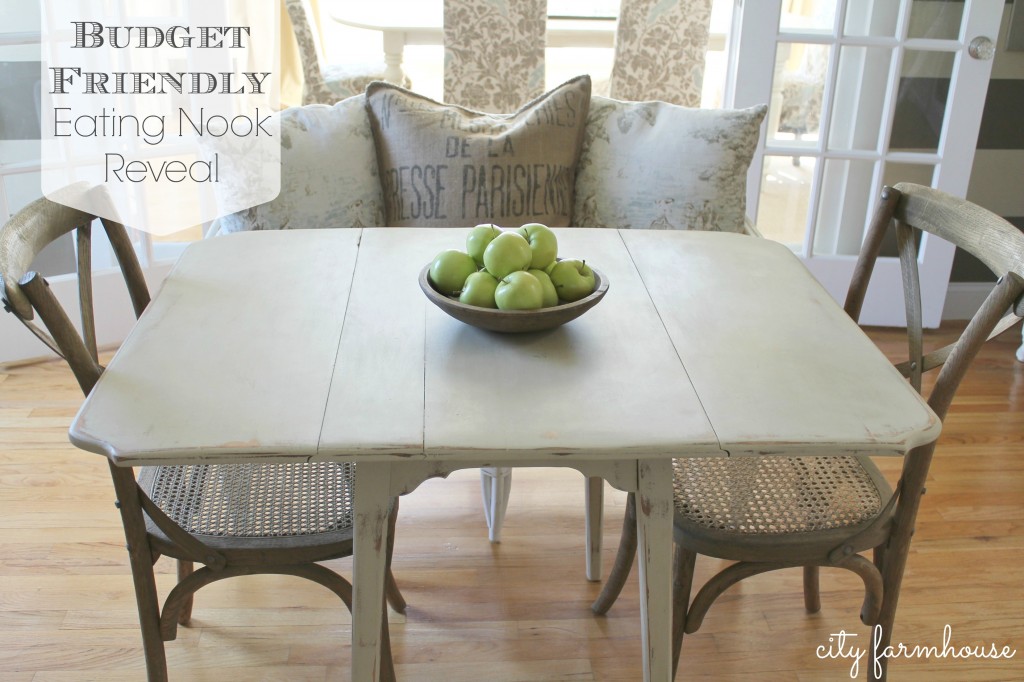 Create Style Without Breaking The Bank-New Eating Nook Reveal