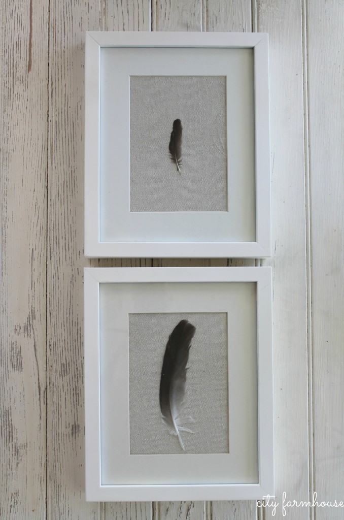 DIY Feather Art- Perfect for Fall