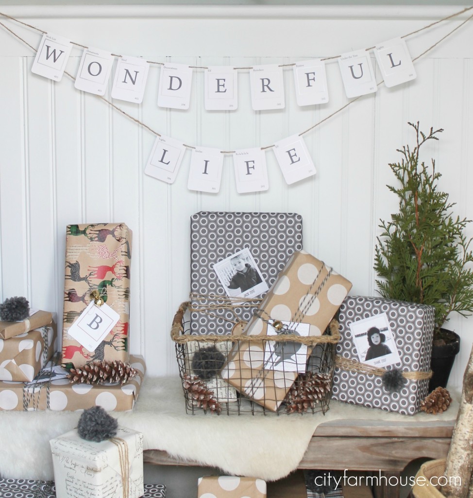City Farmhouse- 10 fun & meaningful holiday wrapping ideas[get creative}