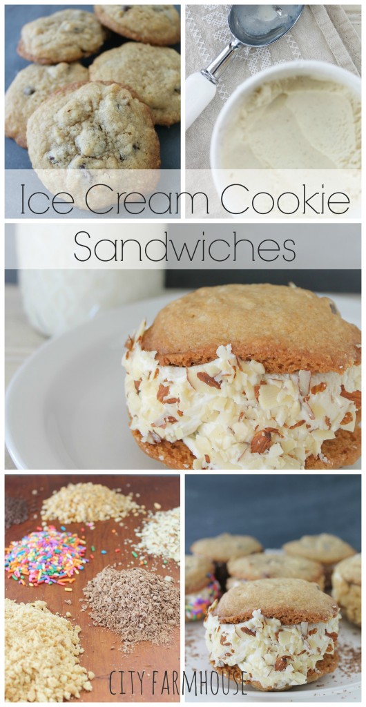 Ice Cream Cookie Sandwiches {Easy & Fun For the Whole Family} City Farmhouse