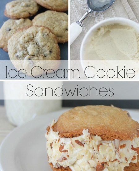 Ice Cream Cookie Sandwiches- An Easy Dessert Everyone Will Love