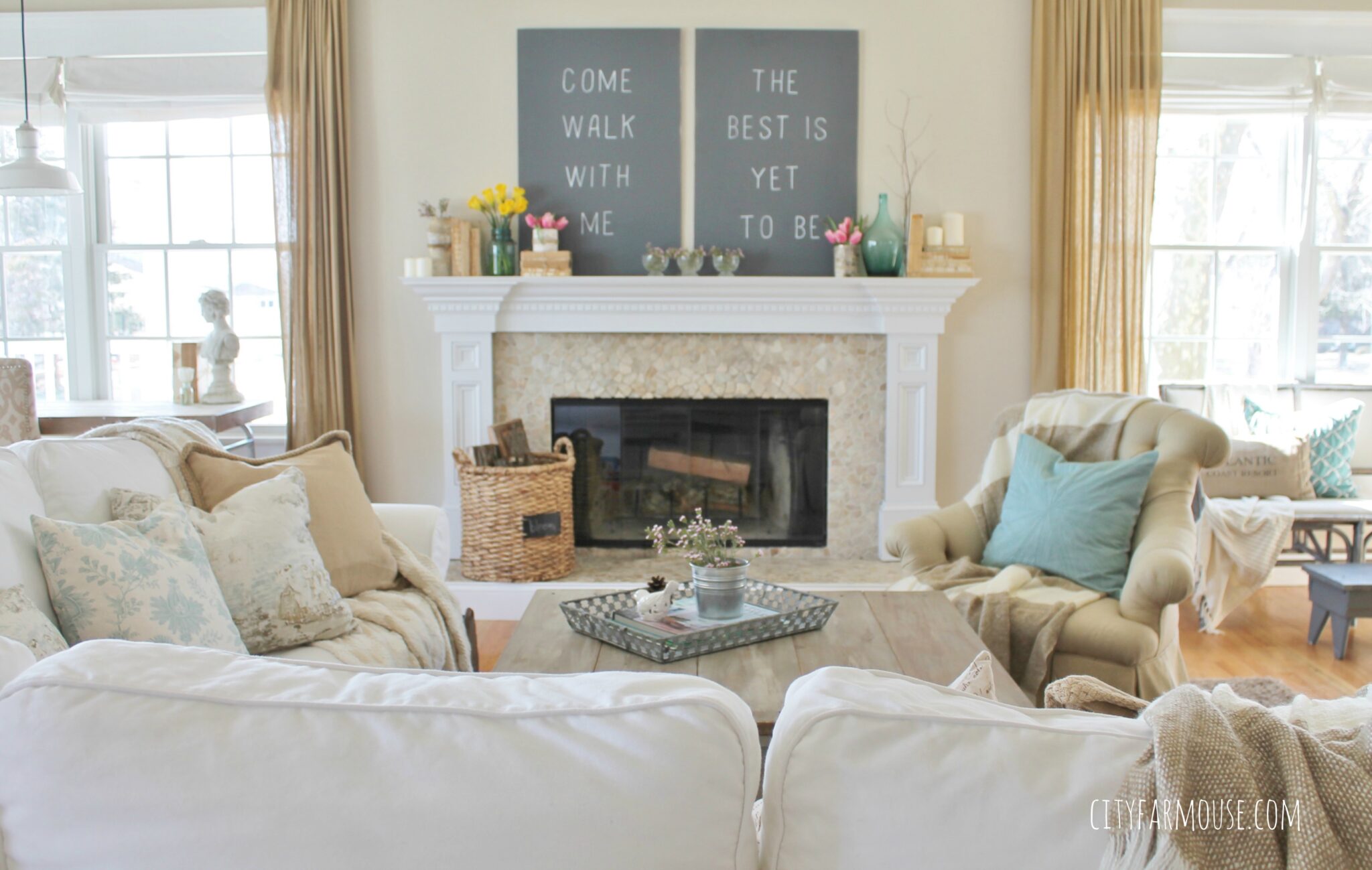 Seasons Of Home Easy Decorating Ideas for Spring  City Farmhouse