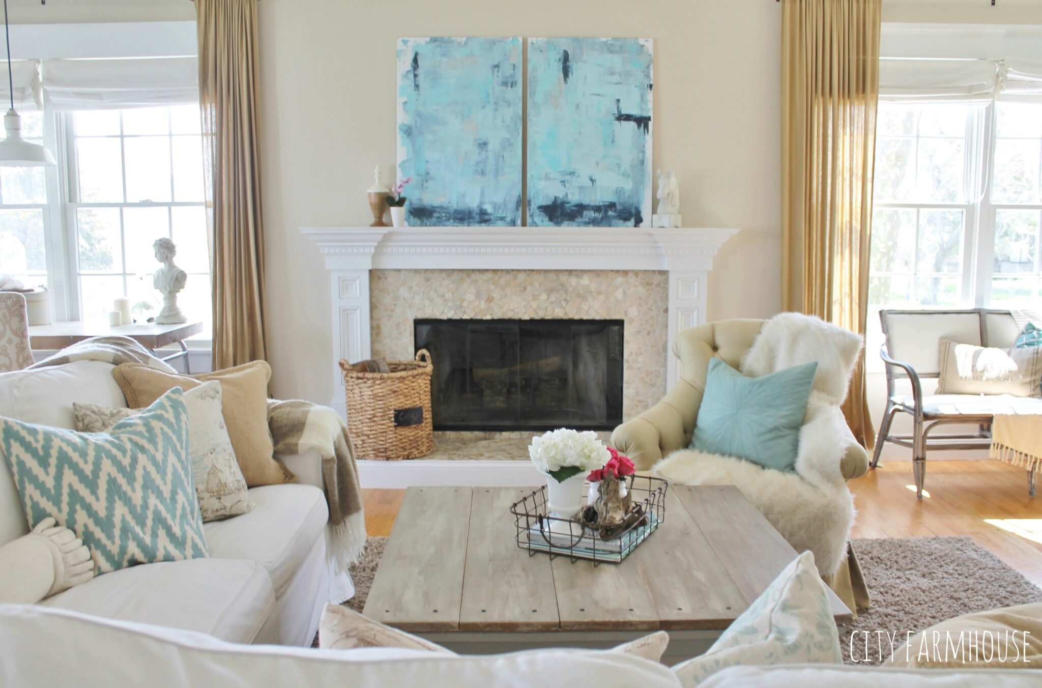 Modern Family Room Colors