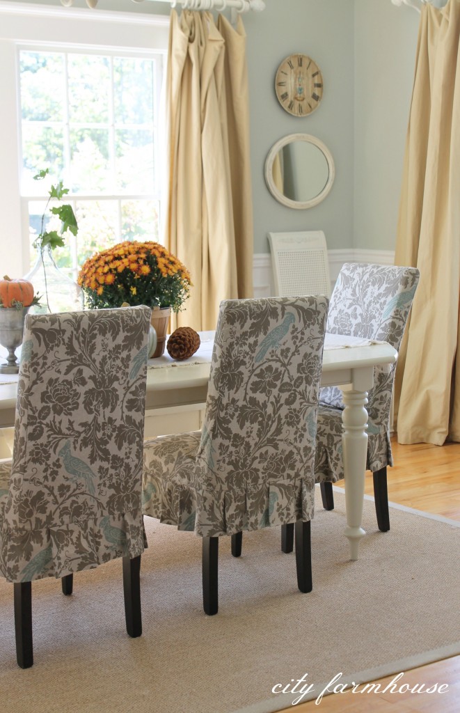 Simple Fall Dining Room & Table