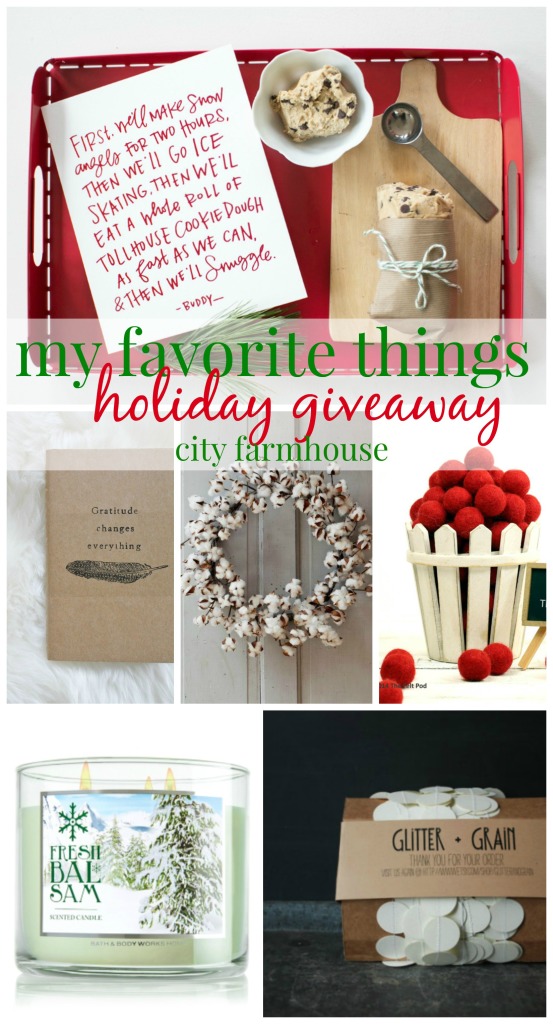 My Favorite Things Holiday Giveaway