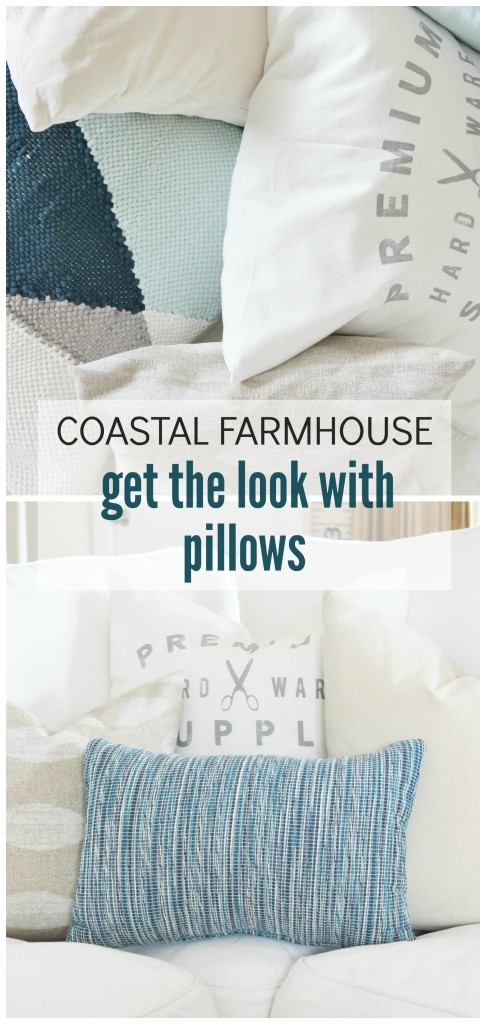 Coastal Farmhouse-get the look with pillows