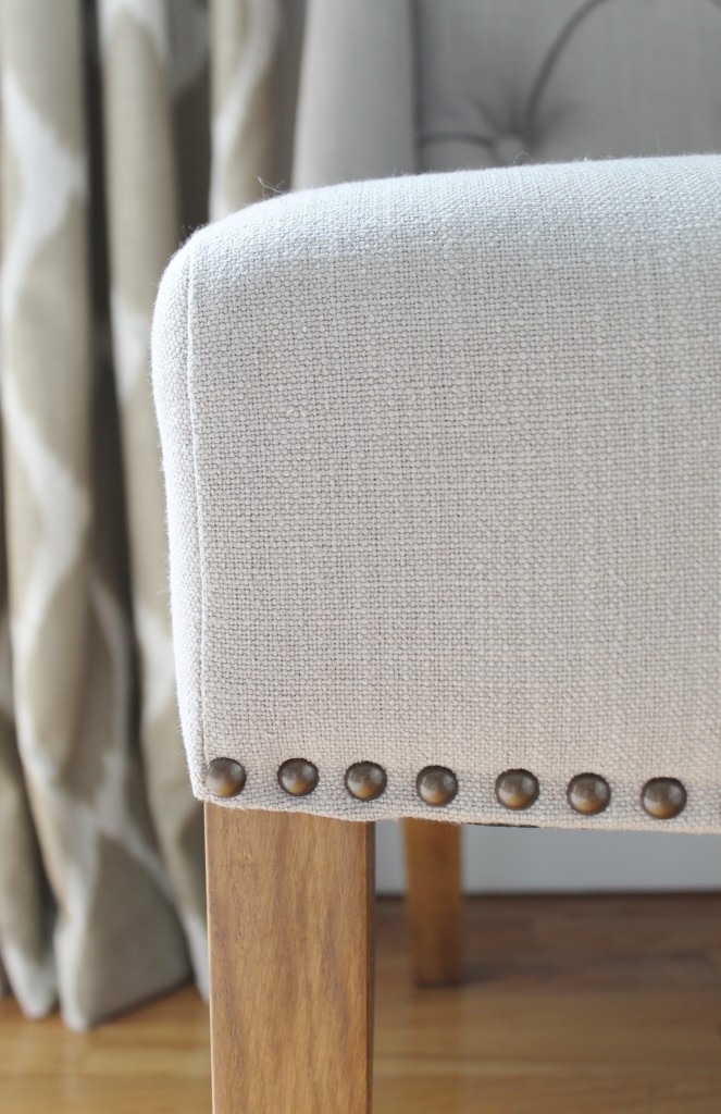 Grey Linen Chairs from Arhaus