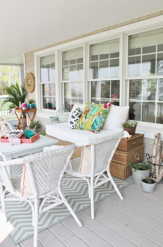 Summer Farmhouse Front Porch & Botanical  Influence