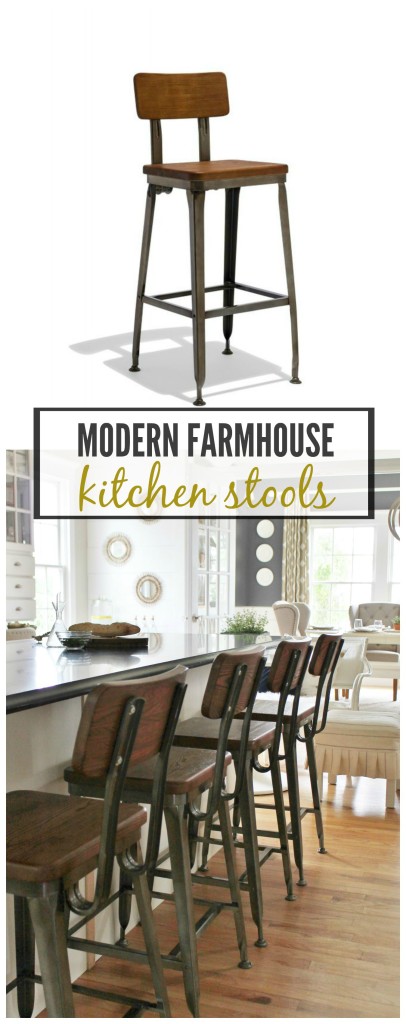 Modern Farmhouse Kitchen Stool Reveal