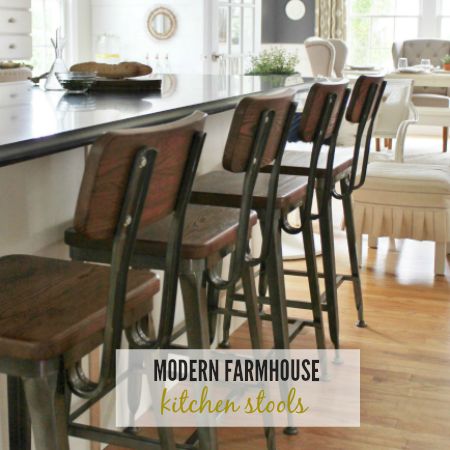 Modern Farmhouse Kitchen Barstools, Farmhouse Style Bar Stools