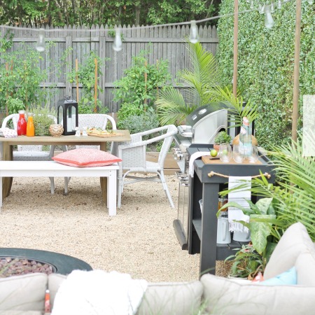 Hamptons Inspired Small Backyard Reveal