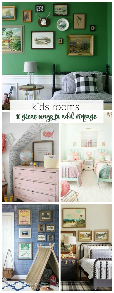 Kids Rooms-10 Great Ways to Add Vintage