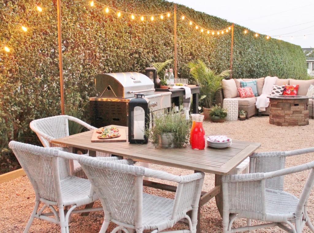 Outdoor String Lights + Summer Entertaining