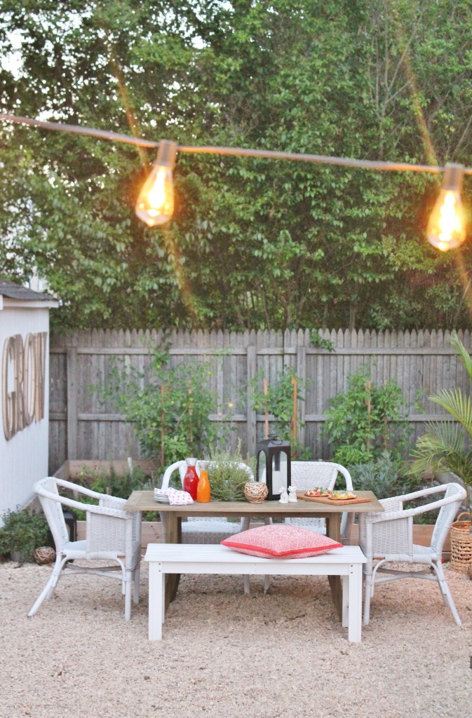 Outdoor String Lights Tutorial