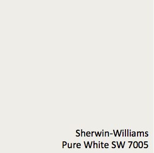 Pure White Sherwin Williams