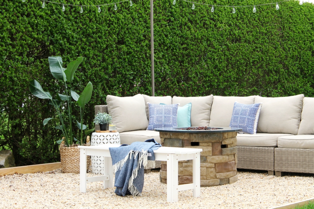 Patio Challenge Before & After With Joss & Main-Allen & Roth Outdoor Sectional 2