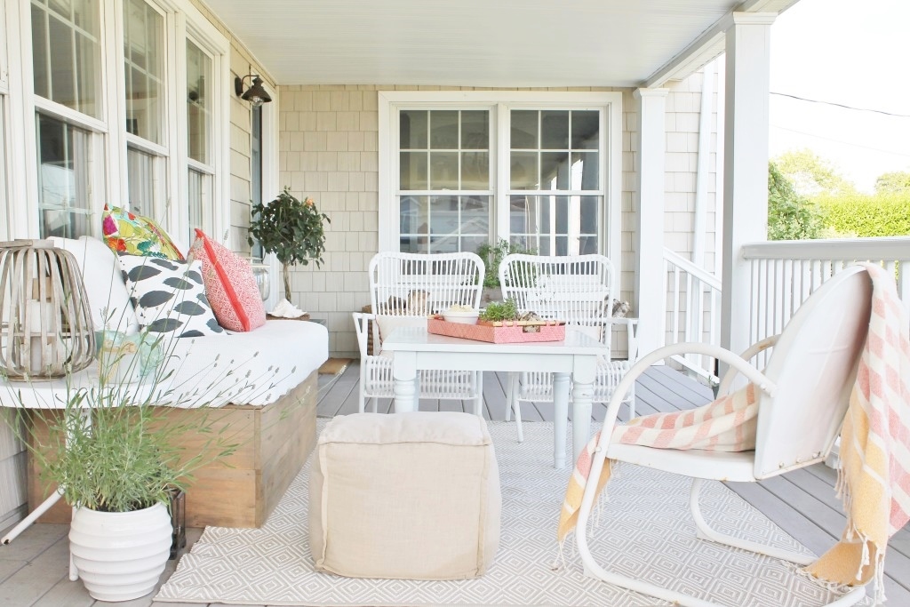 Design Series on You Tube-How to design a space from the beginning. Summer Farmhouse Front Porch.