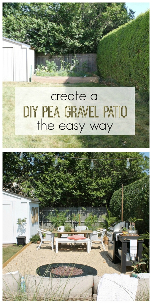 Create A Pea Gravel Patio The Easy Way