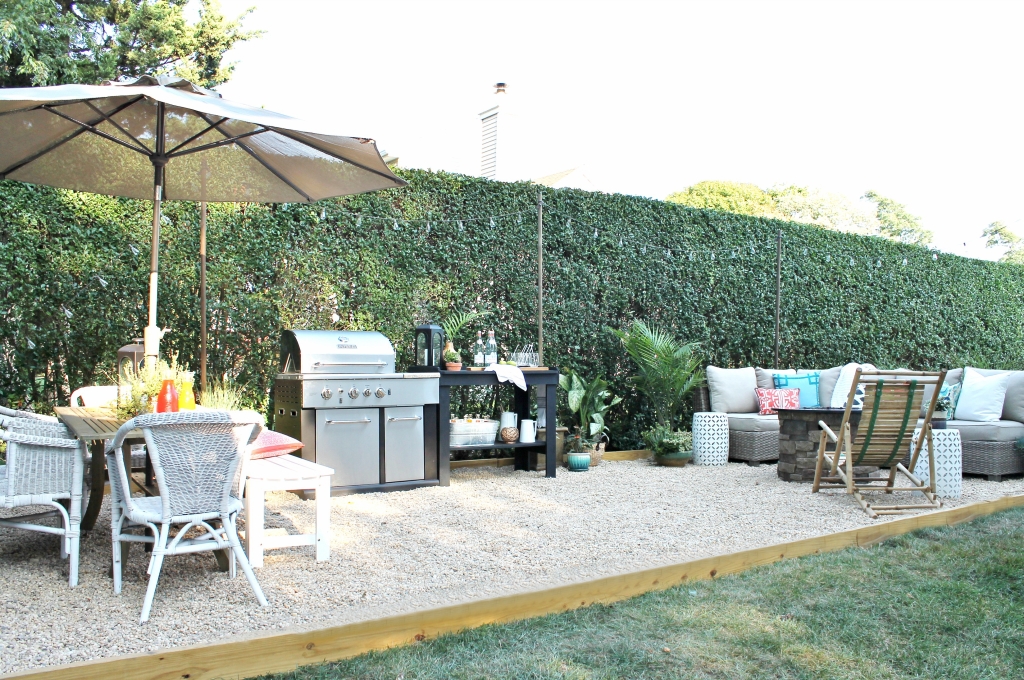 Create A DIY Pea Gravel Patio The Easy Way - City Farmhouse