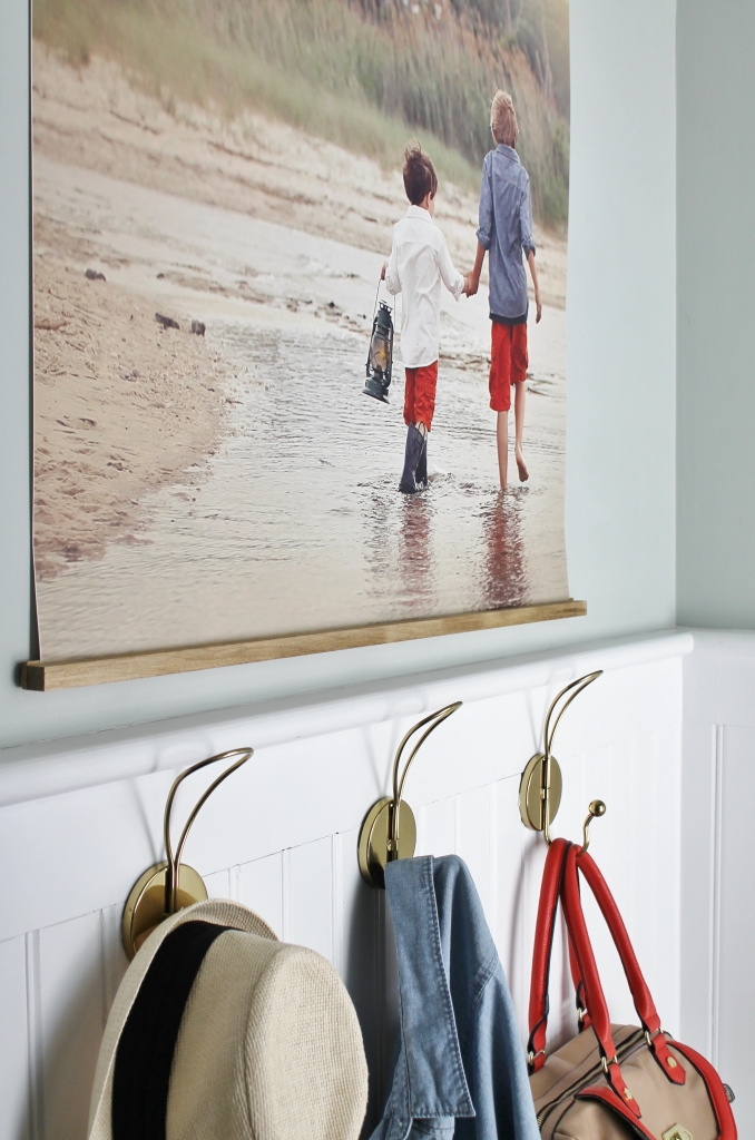 Easy DIY Frame With Large Photo - Copy