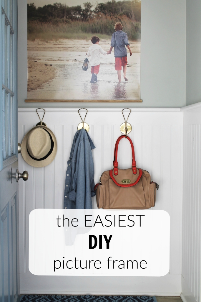 The Easiest DIY Picture Frame