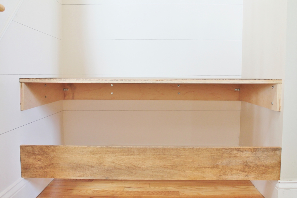 Diy Floating Bench Modern Farmhouse Finish City Farmhouse