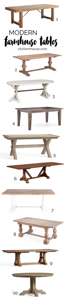 Farmhouse Tables - City Farmhouse