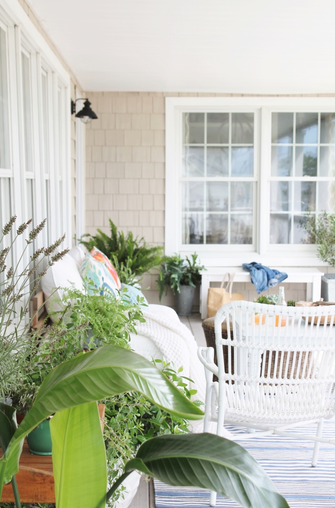 Front Door Color & Mid-Summer Porch Updtaes