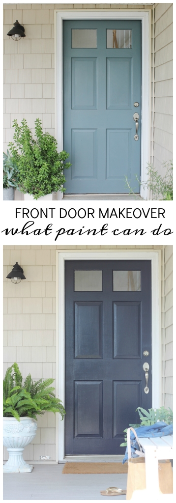 Front Door Makeover-What Paint Can Do