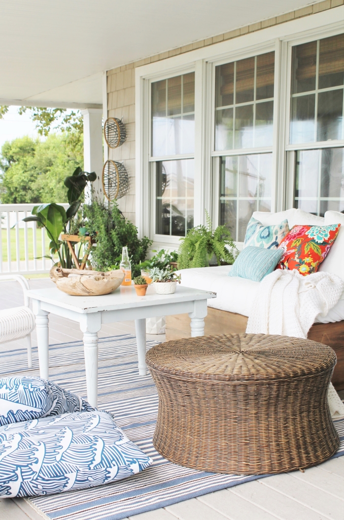 Front Porch Mid Summer Makeover