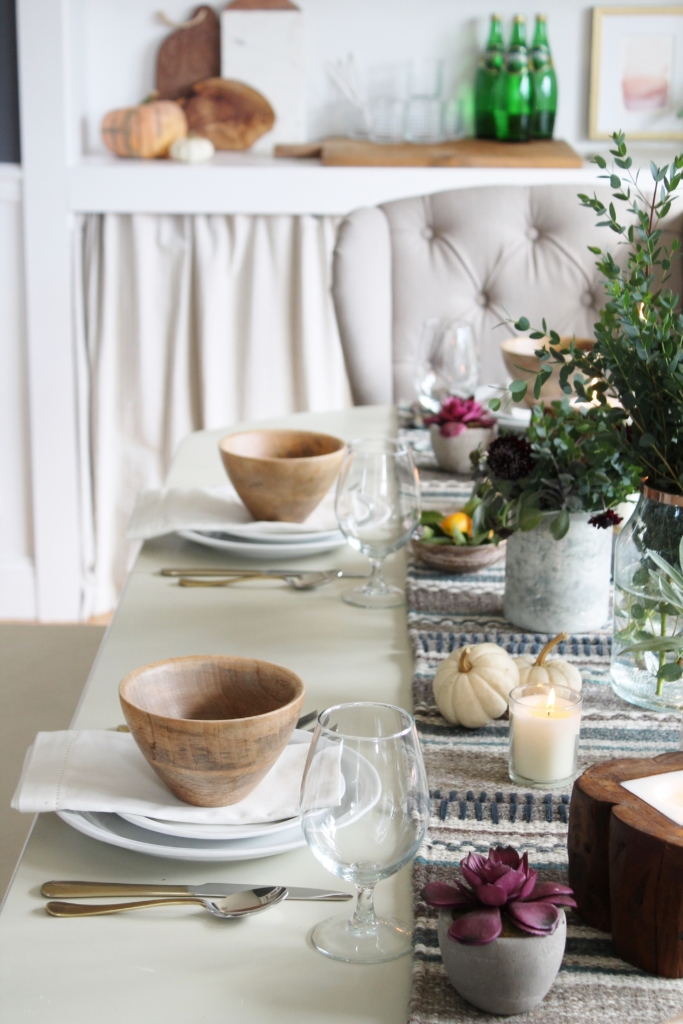 Cozy, Rustic + Modern Fall Dining Room Tour + Tablescape-City Farmhouse