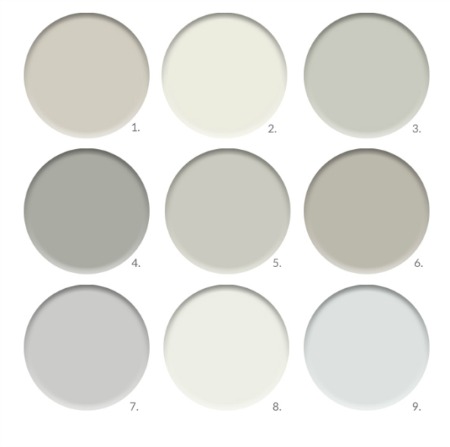 neutral paint palette