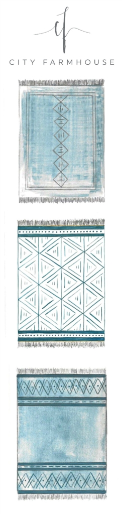 Annie Selke Rug Challenge With Apartment Therapy. City Farmhouse rug designs are hand drawn with a beachy boho vibe inspired by worn denim and chambray. Voting begin July 6th-20th!!!!