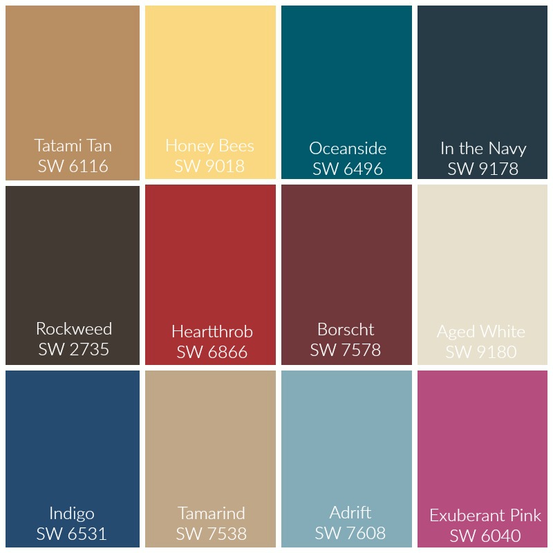 sherwin williams color palette