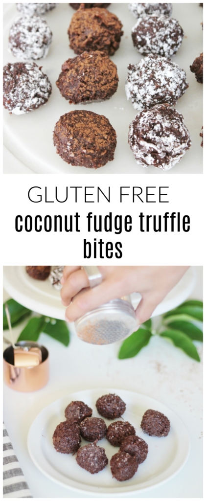 Guten Free Coconut Fudge Bites + Holiday Cookie Hop