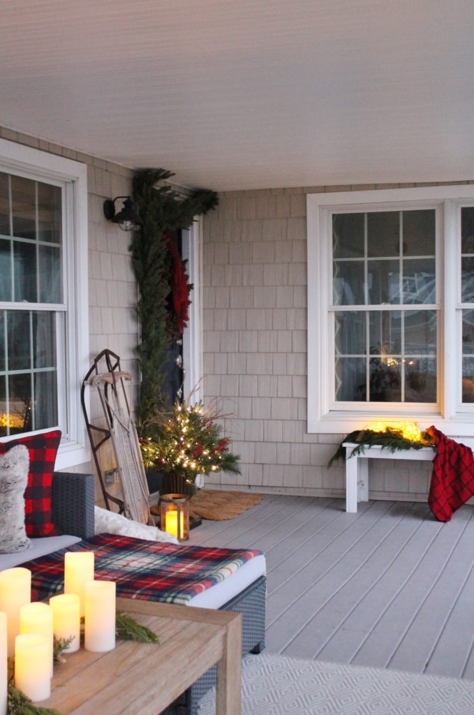 Holiday Housewalk: Woodland Inspired Front Porch With Balsam Hill