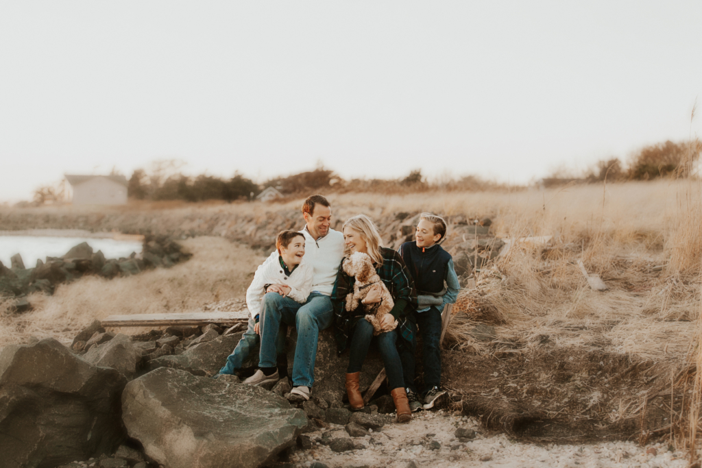 Happy Holidays From The Beach: Our Family Photoshoot