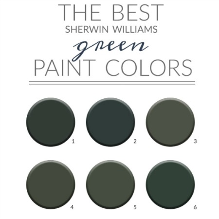 The Best Dark Green Paint Colors