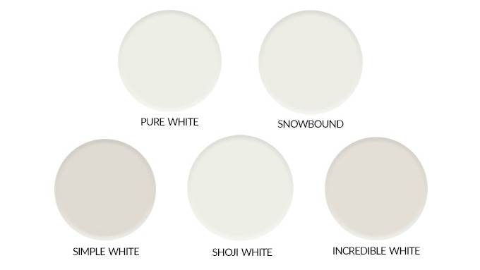 Sherwin-Williams White Paints