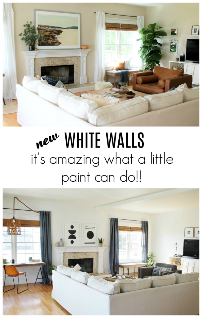 New white walls!! What paint can do, Sherwin-Williams Snowbound