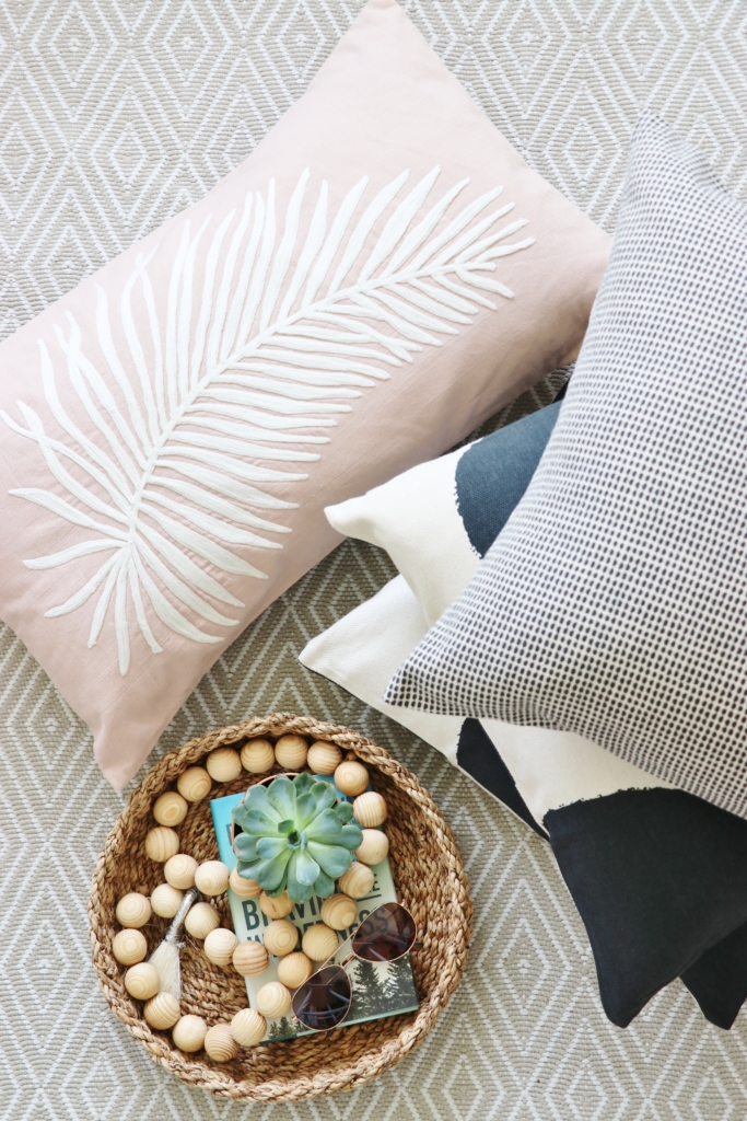 Make Your Own Outdoor Pillows The Easy Way-With H & M Pillow Covers