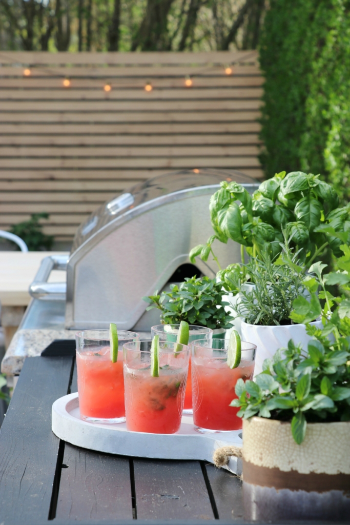 The Best Watermelon Mojitos + Simple Summer Tablescape