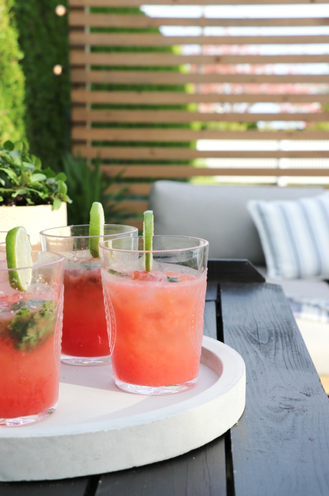 The Best Watermelon Mojitos + Simple Summer Tablescape